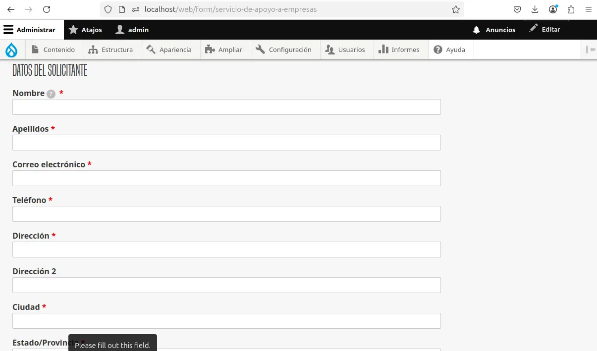 Screenshot of the project Telde's City Council Website
